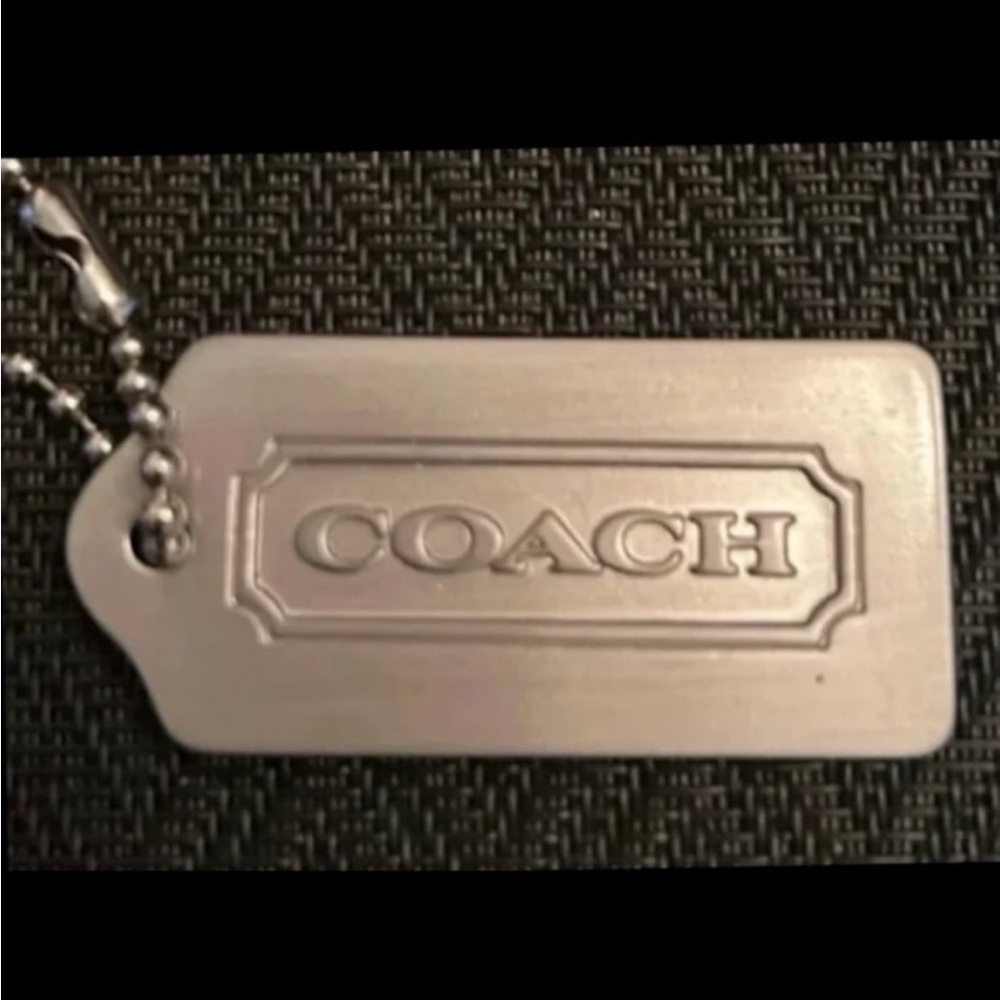 Coach Silver  Metal Hangtag